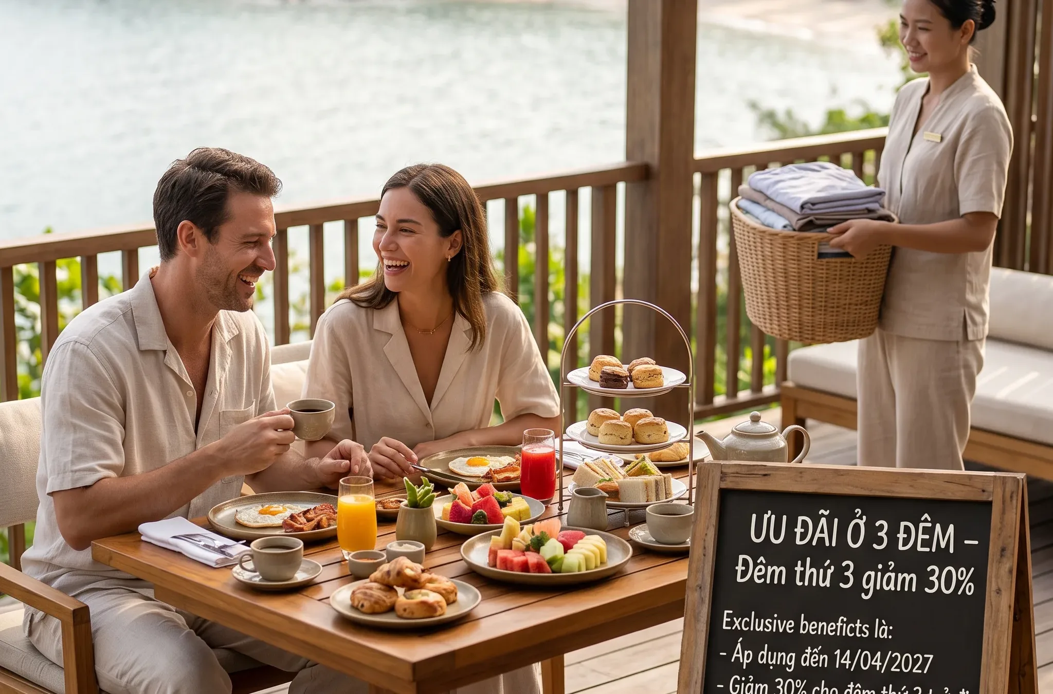Ở 3 đêm — đêm thứ ba giảm 30%