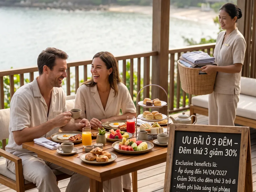 Ở 3 đêm — đêm thứ ba giảm 30%